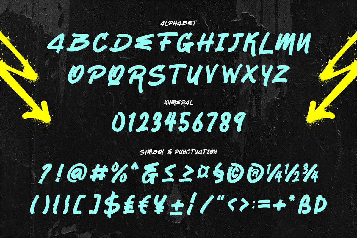 Whest Hoop - Graffiti Font, a Handwritten Font by Pekotype (Photo 2 of 15)