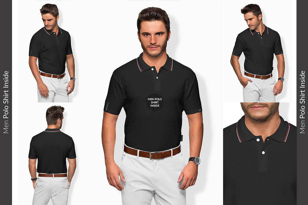 POLO SHIRT BUNDLE 29xMock-ups + DEMO, a Books & Magazine Mockup by Apparel_Mockups (Photo 10 of 29)