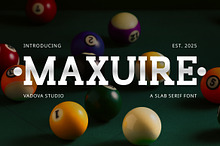 Maxuire – Slab Serif Font