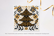 Gold Christmas Folk Art collection, an Object Graphic by DariSmartArt (Thumbnail 9 of 12)