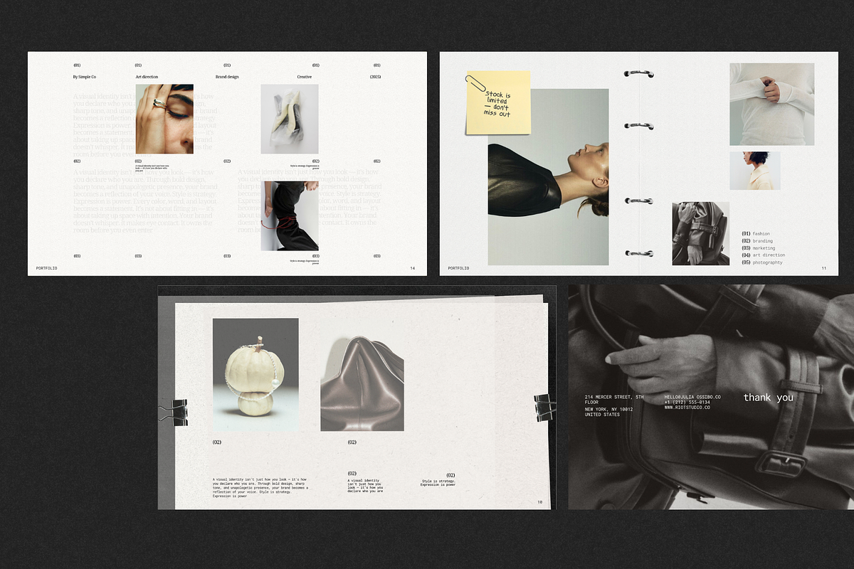 ORZA | PORTFOLIO, a Presentation Template by Simple có (Photo 7 of 10)