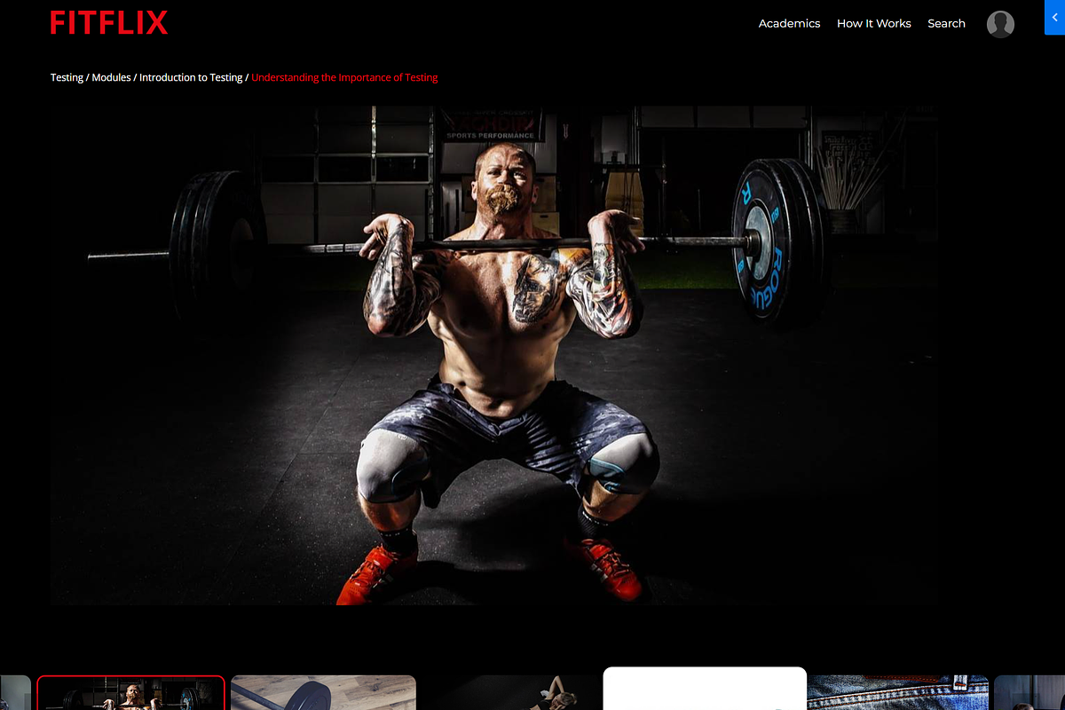 FitFlix Product Theme for Kajabi, a Landing Page Template by Dev Lab (Photo 1 of 4)