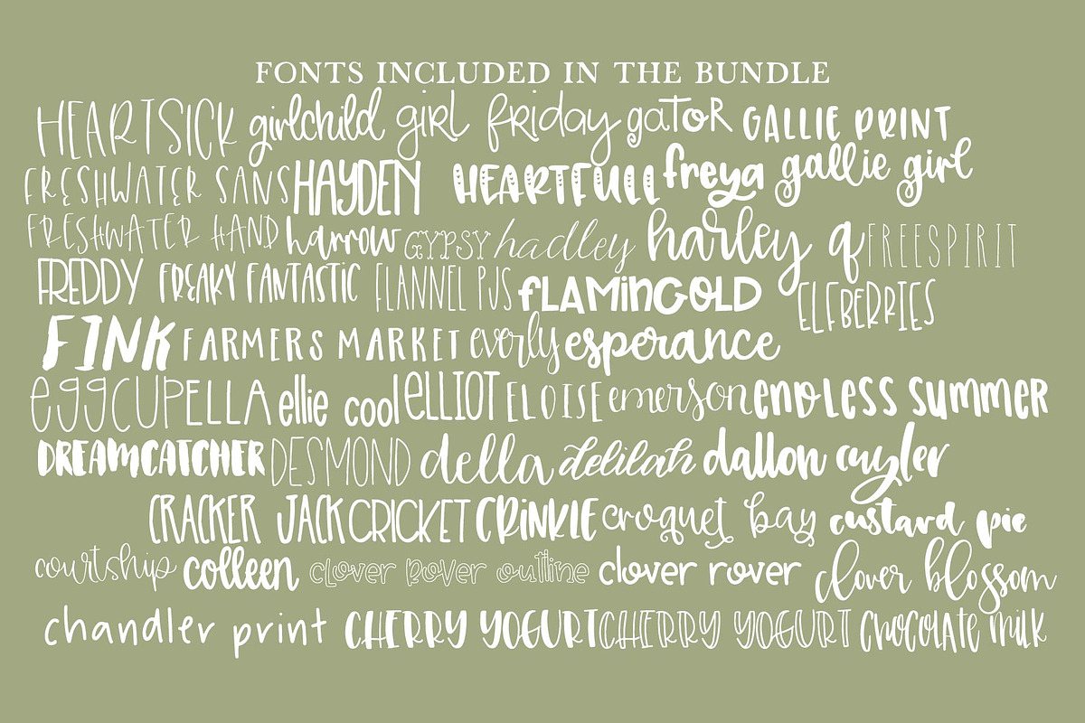 buy the store bundle, a Font by OnTheSpotStudio (Photo 5 of 7)