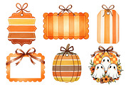 Coquette Fall Halloween Border Frame, an Illustration by Designworld (Thumbnail 2 of 5)