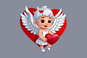 Valentine's Day set, a Seasonal Illustration by MarisoArt (Thumbnail 5 of 5)