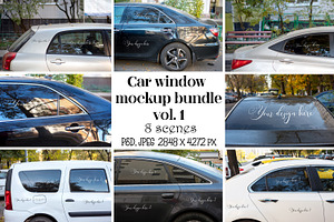 Car mockup bundle 1., a Print Template by MockupMarket