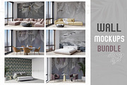 Wallpaper mockups bundle | Discount, a Household Mockup by Hunny Badger (Thumbnail 1 of 7)