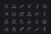 Sales Strategy Icons Set, an Outline Icon by Prosymbols (Thumbnail 8 of 8)