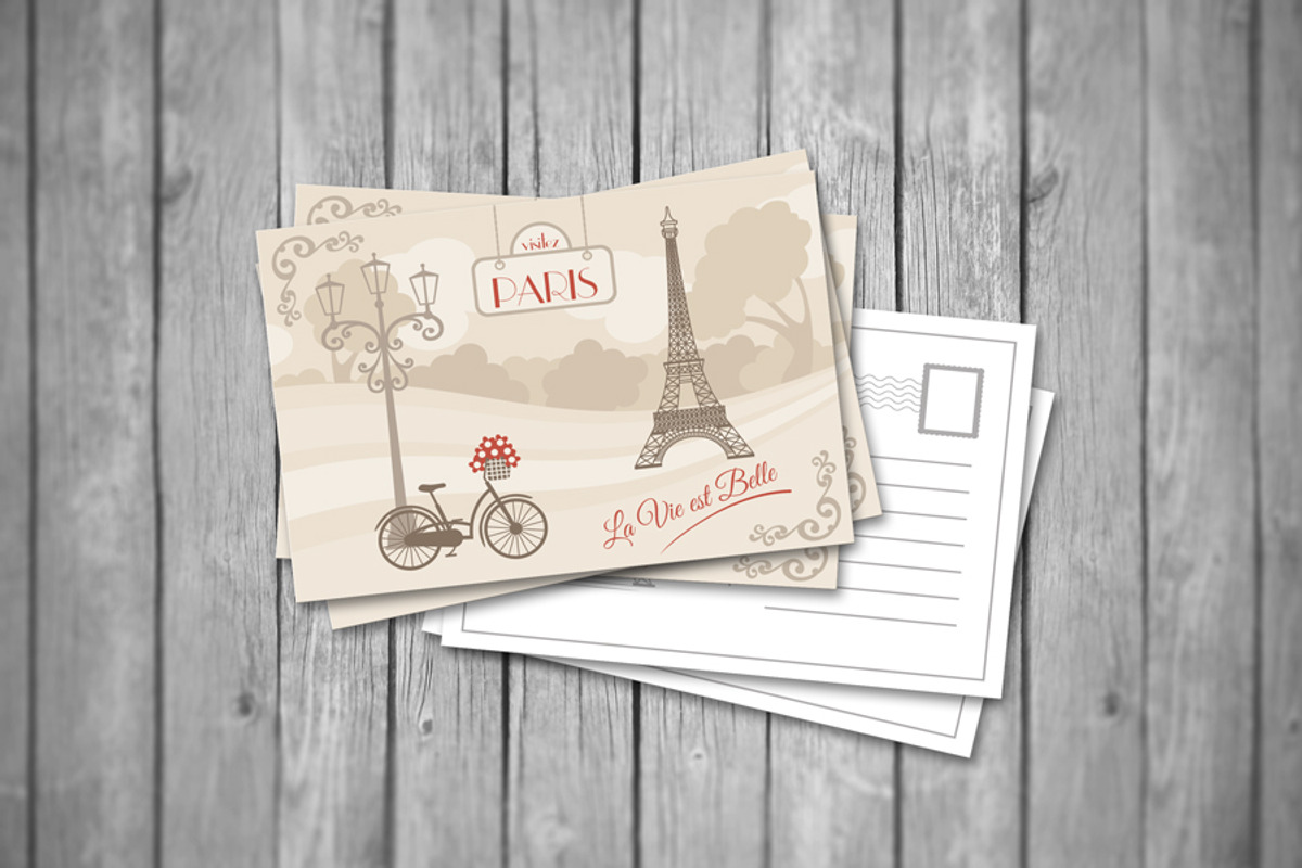 50% OFF -Realistic Postcard Mock Ups, a Print Template by Creative Shop (Photo 2 of 14)