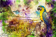Watercolor Painting Photoshop Action, an Action Add-On by MRI STUDIO (Thumbnail 8 of 10)