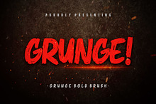 Grunge! Bold Brush Typeface