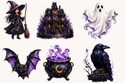 Brushstroke Halloween Clipart, a Seasonal Illustration by Designworld (Thumbnail 3 of 5)