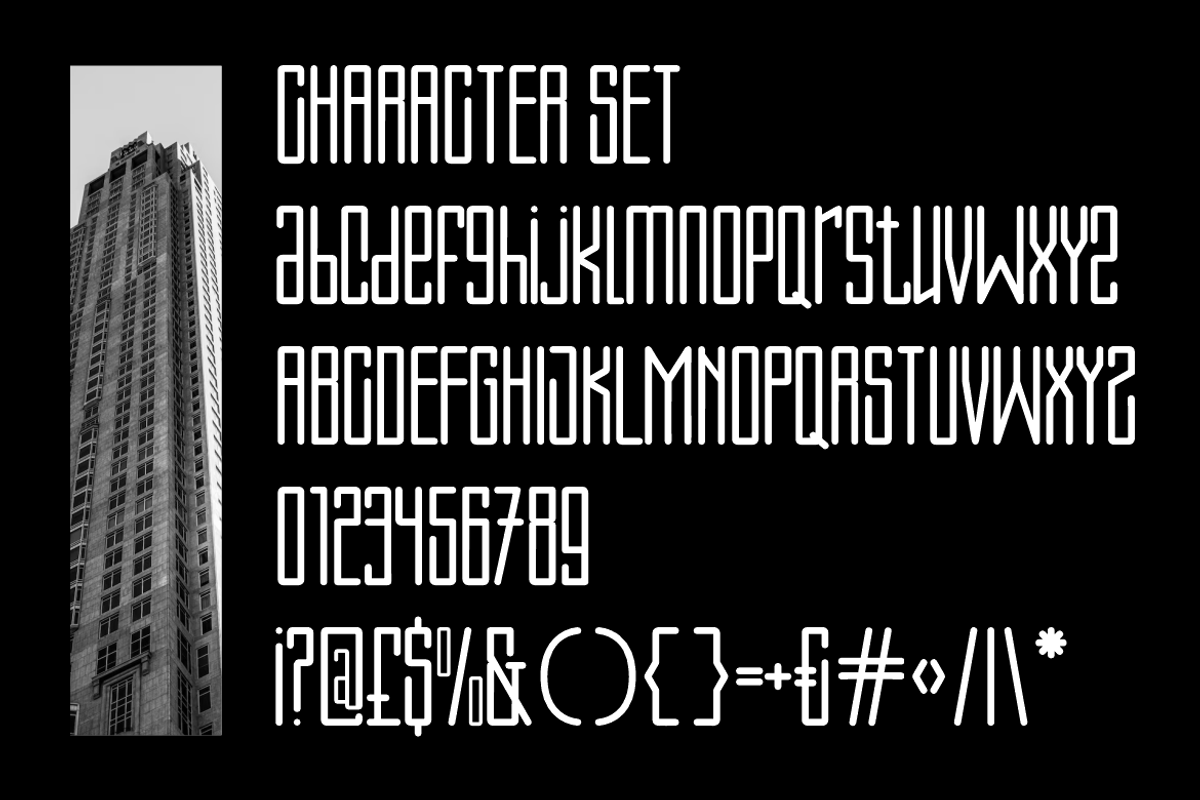 Skytown Condensed Rounded Sans Serif, a Font by PutraCetol Studio (Photo 5 of 5)