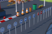 Roads, Rooftop & Street Elements, an Architecture 3D Model by multimedia4ds (Thumbnail 7 of 13)