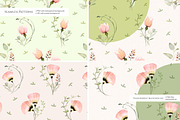 Transparent Blush Garden Watercolor, an Illustration by Akvarelldesign (Thumbnail 9 of 10)