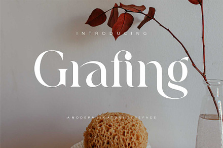 Grafing Modern Typeface Font