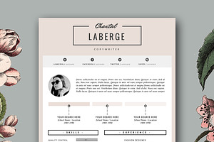 3 Page Resume Template For MS Word