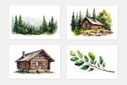 Evergreen Forest, a Seasonal Illustration by artsy-fartsy (Thumbnail 2 of 7)