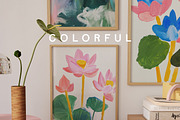 COLORFUL ABSTRACT Prints & Textures, a Background Graphic by Lana Elanor (Thumbnail 2 of 10)