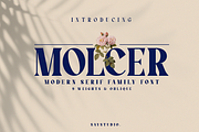 Molcer - Modern Serif Font, a Font by Say Studio (Thumbnail 1 of 13)