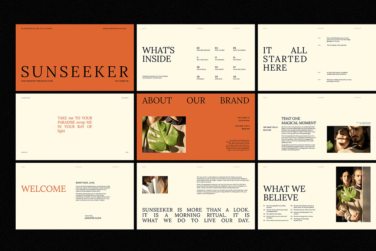 SUNSEEKER Presentation Template, a Presentation Template by VectorKiss GraphicsSupply (Photo 11 of 16)