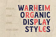 Warheim Display & Extras, a Serif Font by IronbirdCreative (Thumbnail 4 of 8)
