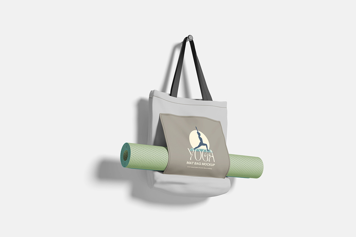 Yoga Mat Bag Mockup, a Product Mockup by bimockup (Photo 3 of 6)