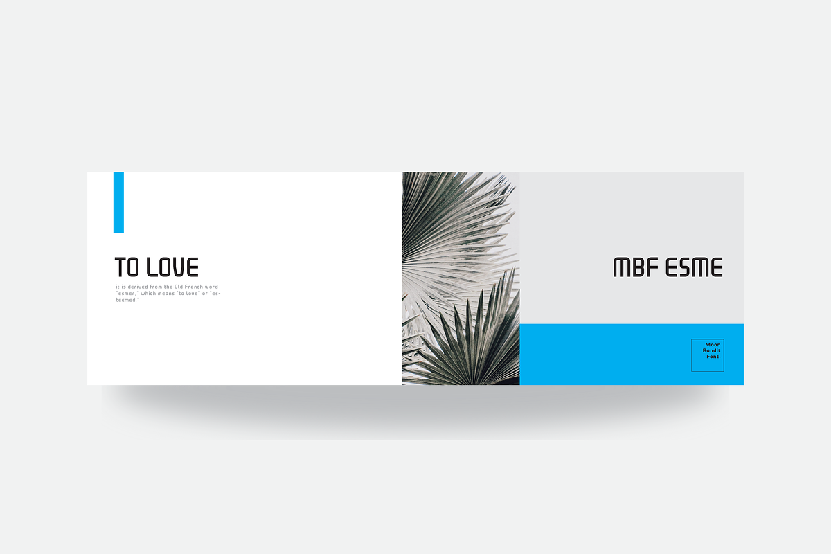MBF Esme - Condensed Techno, a Sans Serif Font by MoonBandit (Photo 2 of 6)