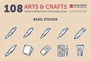 Arts And Crafts - Hand Drawn Icons, an Icon by Good Stuff No Nonsense (Thumbnail 3 of 5)