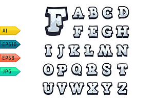 Game alphabet for user interfaces.