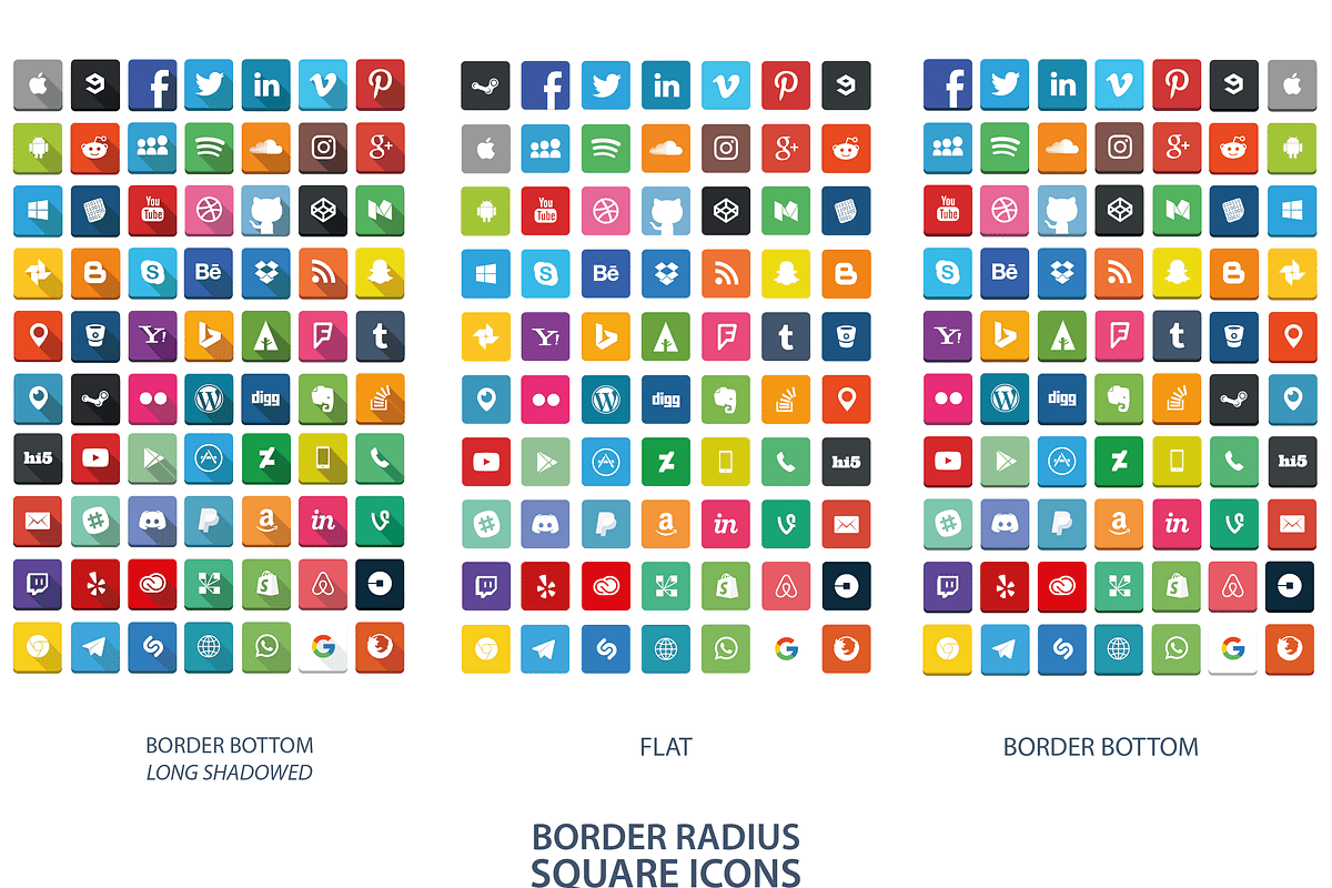 Social Media Icons, a Social Media Template by RobertvanHaaren (Photo 6 of 8)