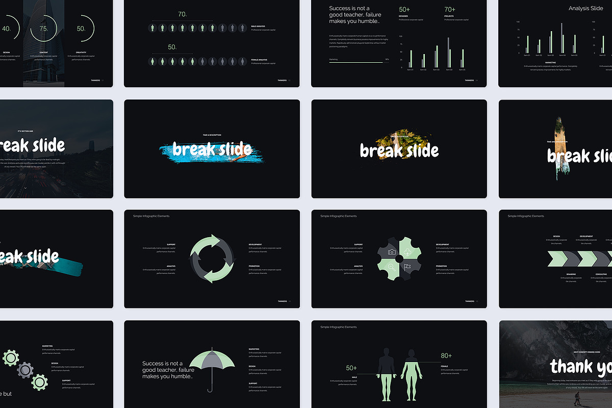 Thinkers - Mininal Presentation, a Presentation Template by UDEA Store (Photo 12 of 16)