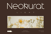 Neokurat — Light, a Sans Serif Font by Gridlounge (Thumbnail 1 of 14)