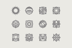 Source Geometric Icon Set