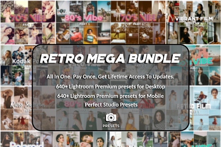 640+ Lightroom Presets All Retro