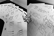 Calligraffiti Worksheet by Torus1, an Education Illustration by Torus1 (Thumbnail 4 of 4)