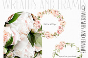 Peony inspiration Watercolor clipart, an Object Illustration by ArtMaslyana (Thumbnail 4 of 7)