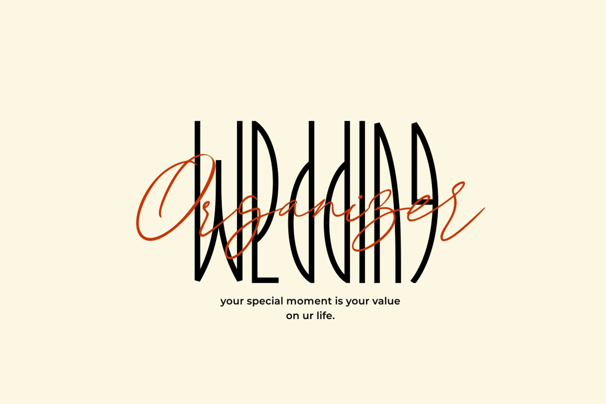 Attaira - Display & Signature Font preview 3