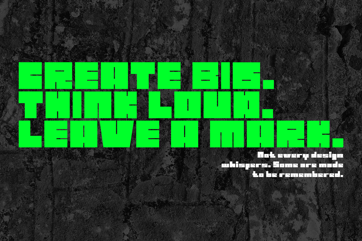 Boxvaulth Bold Geometric Font, a Sans Serif Font by mesuka (Photo 2 of 5)