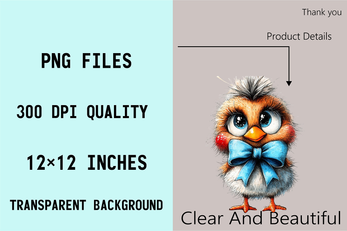 Spring Cute Baby Birds Sublimation C, an Illustration by SVGArt (Photo 6 of 9)