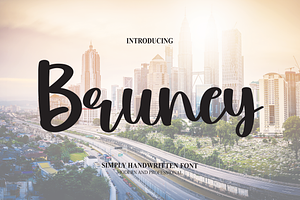 Bruney Script Font