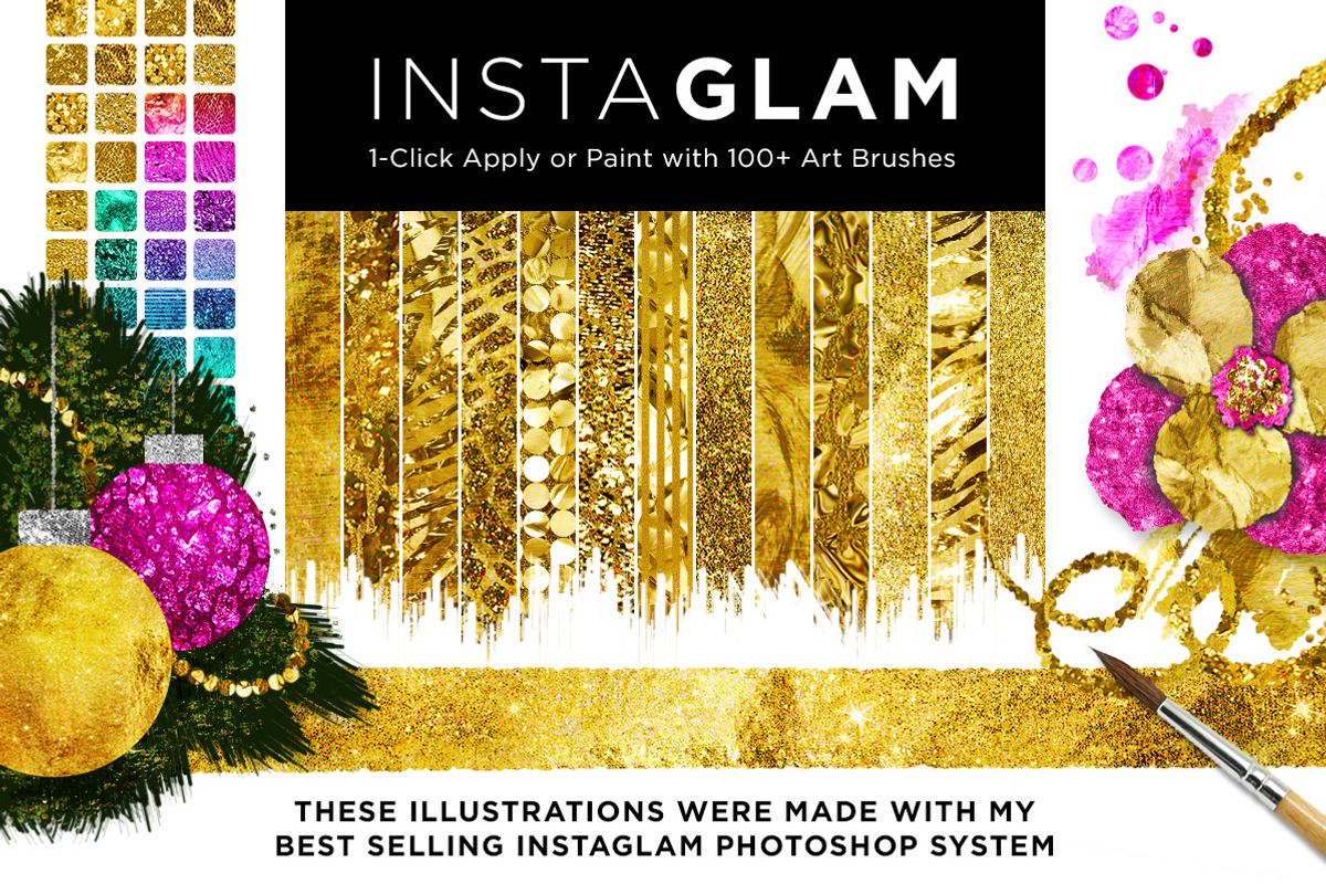 Hand Drawn Christmas: Vintage + Glam, a Decorative Illustration by Creators Couture (Photo 5 of 5)