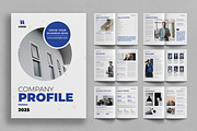 Company Profile Template, a Brochure Template by ContestDesign (Thumbnail 1 of 3)