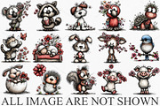 Whimsical Spring Animals Clipart PNG, a Seasonal Illustration by Canvas Craft (Thumbnail 3 of 7)