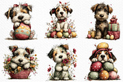 Whimsical Easter Dogs Clipart Png, an Illustration by Craft Nest (Thumbnail 5 of 11)