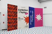 Exhibition Display Panel Mockup, an Advertising Mockup by herutage (Thumbnail 3 of 4)