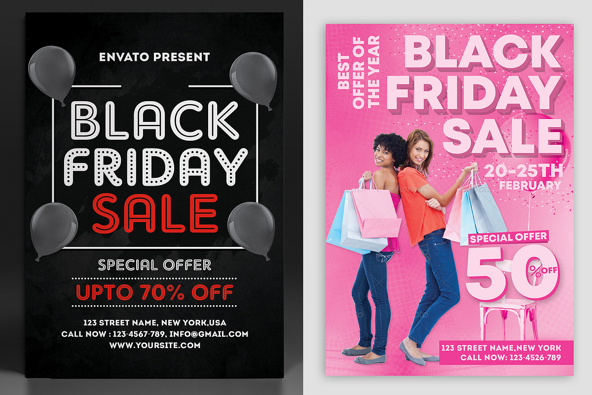 Black Friday Flyer, a Flyer Template by Creative  designer (Photo 3 of 7)
