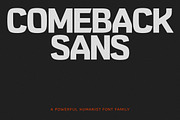 Comeback Sans, a Sans Serif Font by DKType Foundry (Thumbnail 1 of 20)