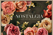 Nostalgia Rose Floral Clip Art, an Object Graphic by Eclectic Anthology (Thumbnail 4 of 14)