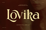 Lovika Elegant Fashion Serif Font, a Serif Font by Graphicxell (Thumbnail 1 of 8)